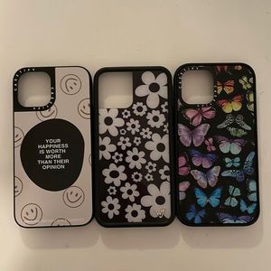Iphone 12 Pro Max Wildflower and Casetify Cases